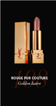 أحمر الشفاه Rouge Pur Couture رقم 108 - Golden Lustre