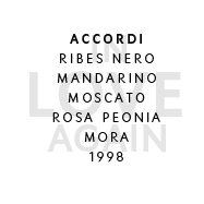 In Love Again - Accordi: Ribes nero, mandarino, uva moscata, rosa peonia, mora. 1998