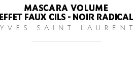 Mascara Volume Valse Wimpers Effect Noir Radical